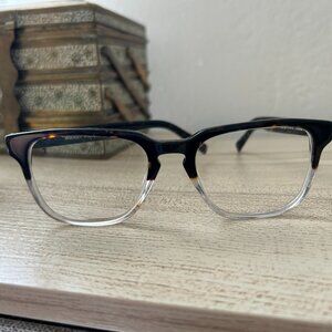 Warby Parker Burke Frames 203 51-19-145 Two-Toned Tortoise and Clear